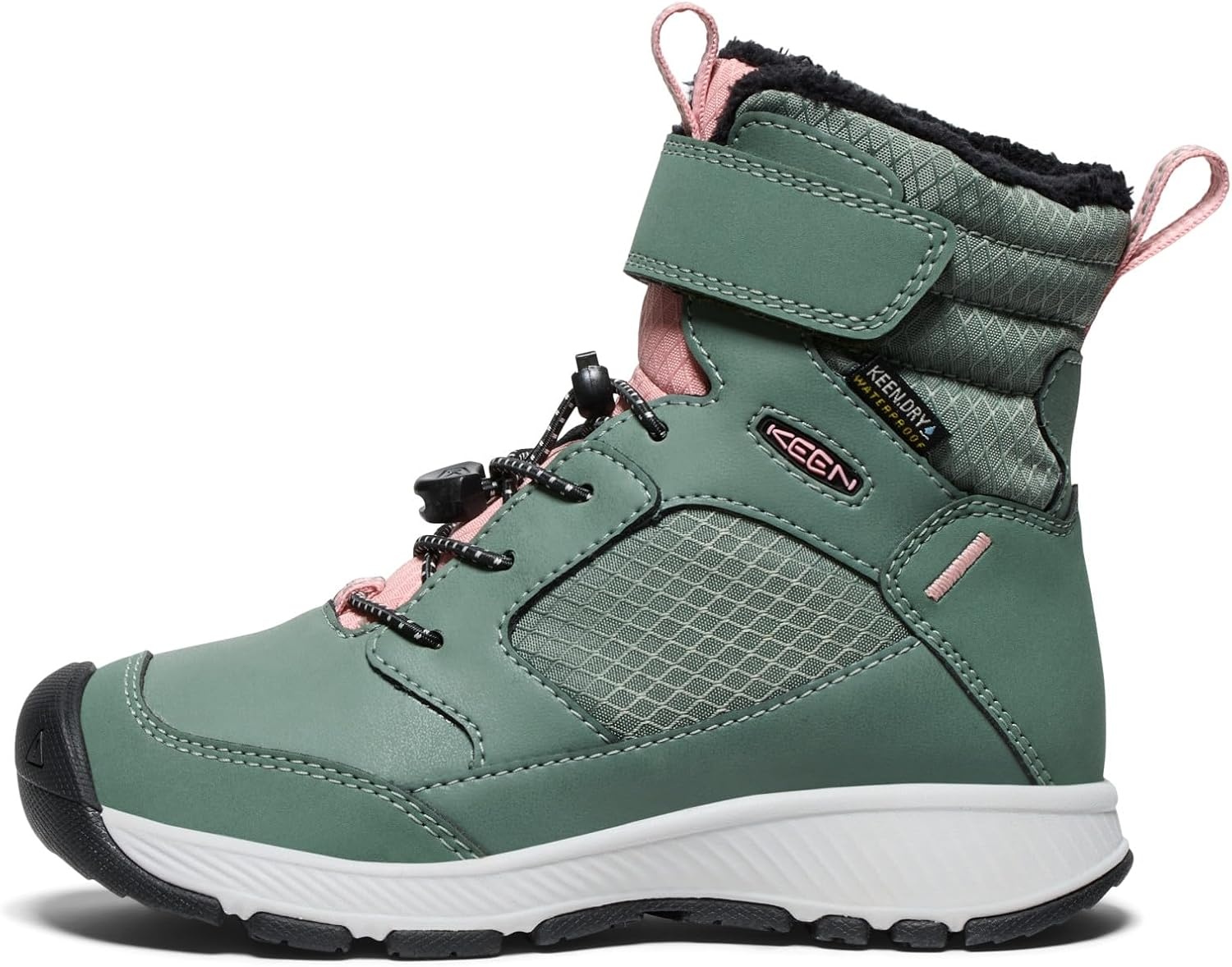 image:imageKEEN Kids Skua Winter Comfortable Insulated Waterproof ToddlerLittle KidBig KidDark ForestRose Elegance