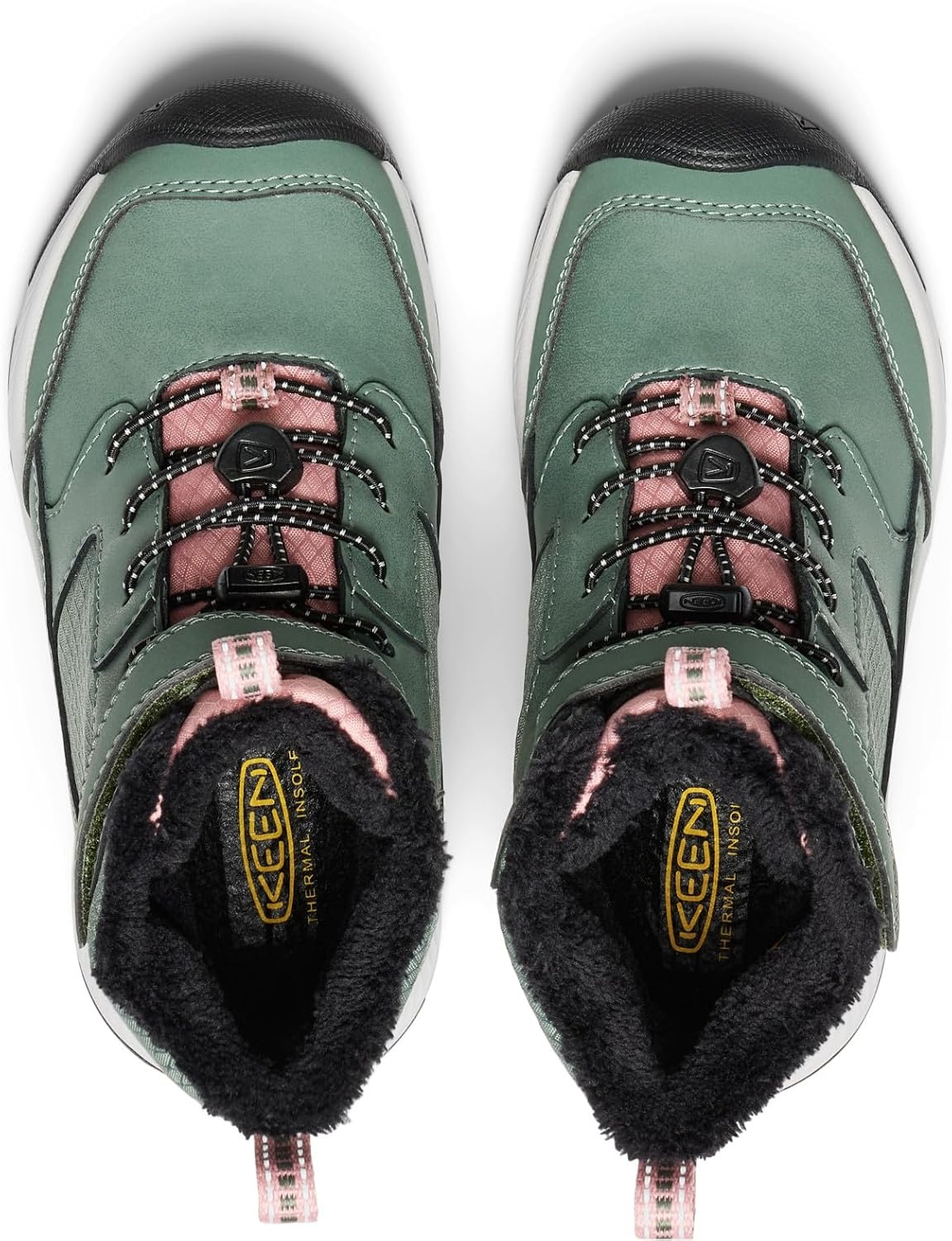 image:imageKEEN Kids Skua Winter Comfortable Insulated Waterproof ToddlerLittle KidBig KidDark ForestRose Elegance