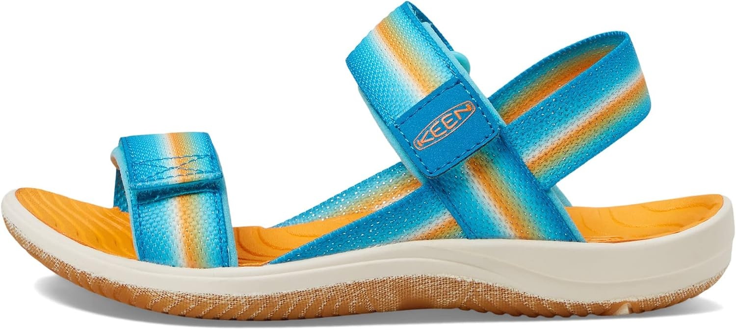 image:imageKEEN UnisexChild Elle Backstrap Casual Platform Open Toe SandalsIpanemaIceland Poppy