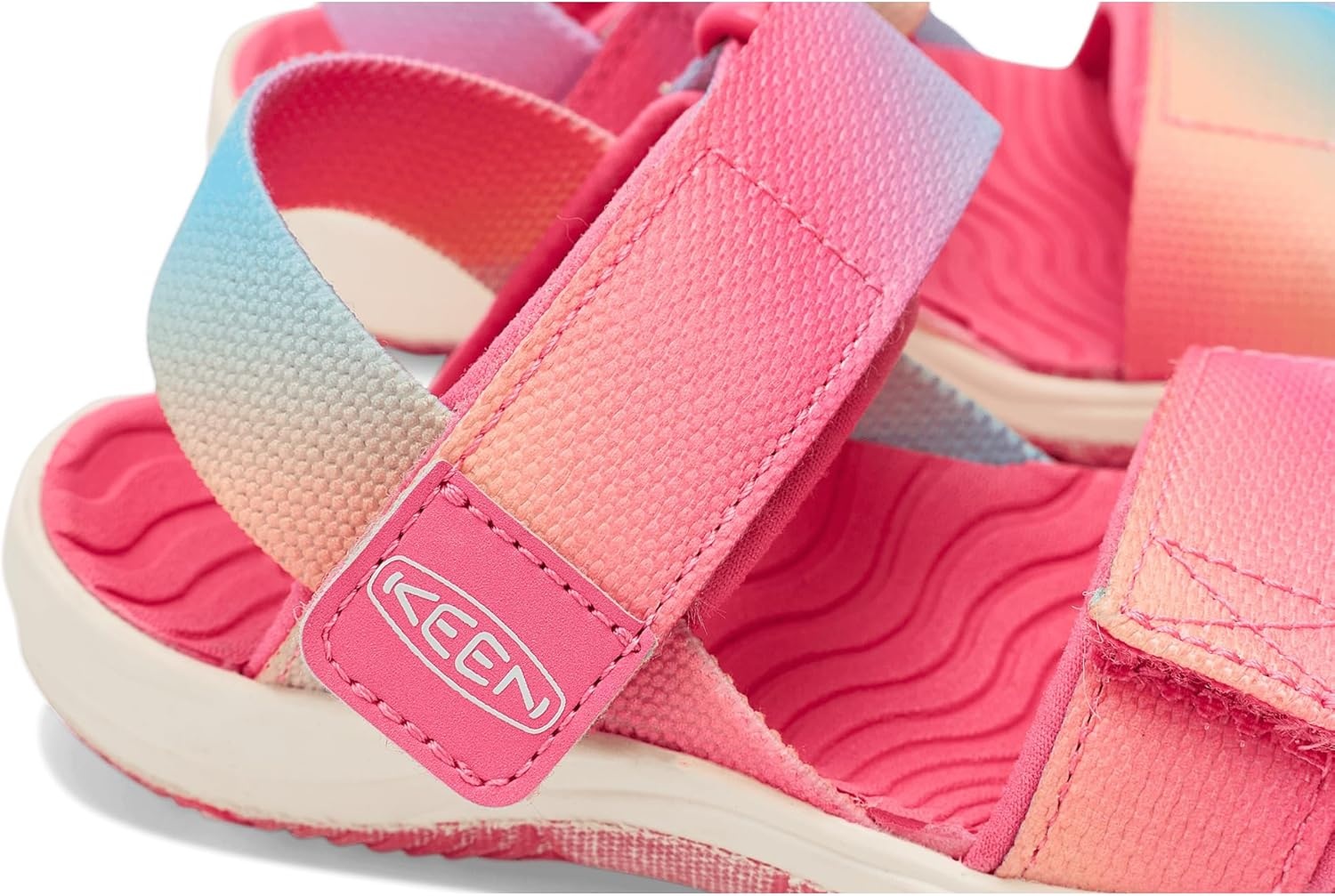 image:imageKEEN UnisexChild Elle Backstrap Casual Platform Open Toe SandalsOmbre Pink Lemonade