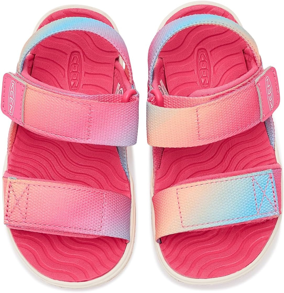 image:imageKEEN UnisexChild Elle Backstrap Casual Platform Open Toe SandalsOmbre Pink Lemonade