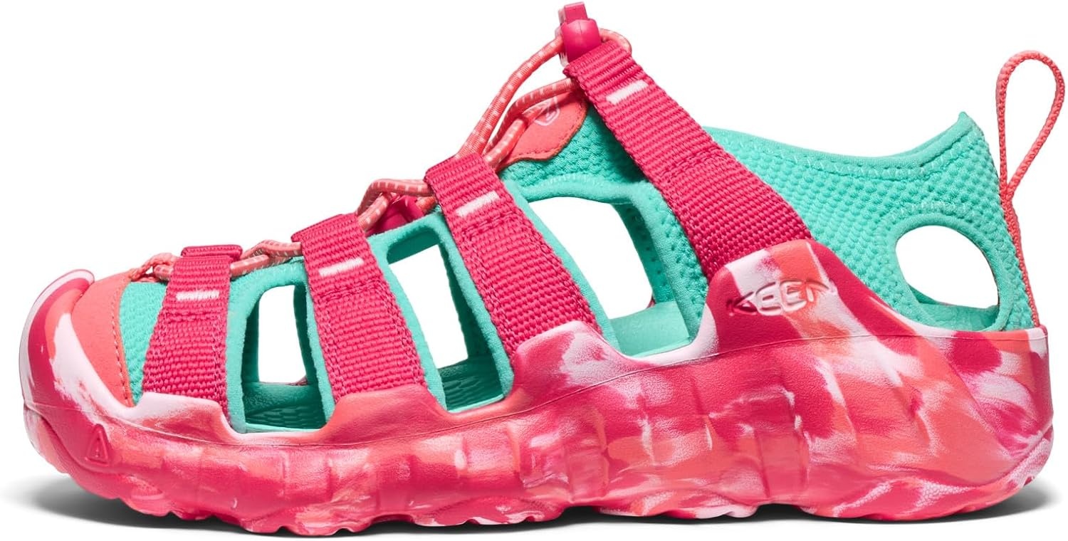 image:imageKEEN UnisexChild Hyperport H2 Breathable Easy On Comfortable Hiking and Water SandalsRaspberryPool Blue