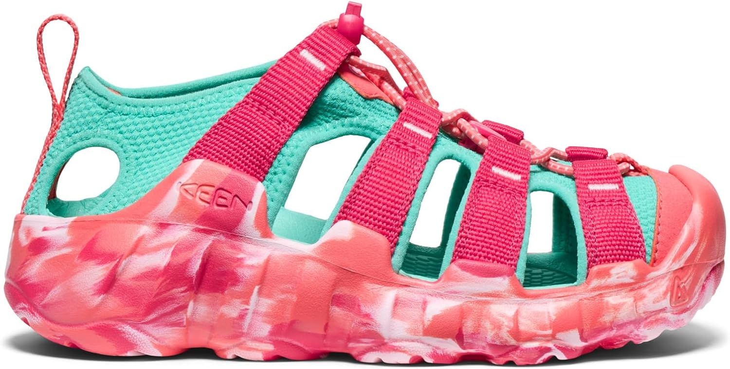 image:imageKEEN UnisexChild Hyperport H2 Breathable Easy On Comfortable Hiking and Water SandalsRaspberryPool Blue