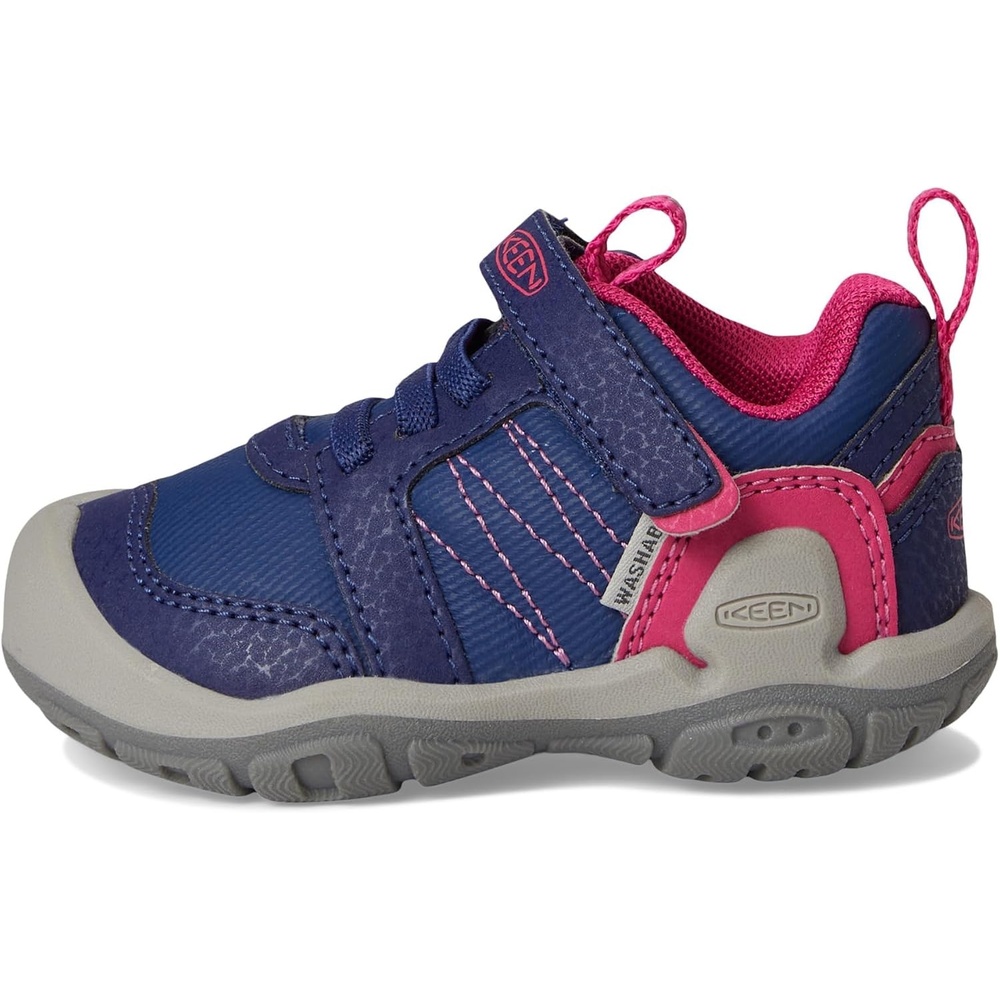 image:imageKEEN Kids Knotch Peak SneakersBlue DepthsPink Peacock