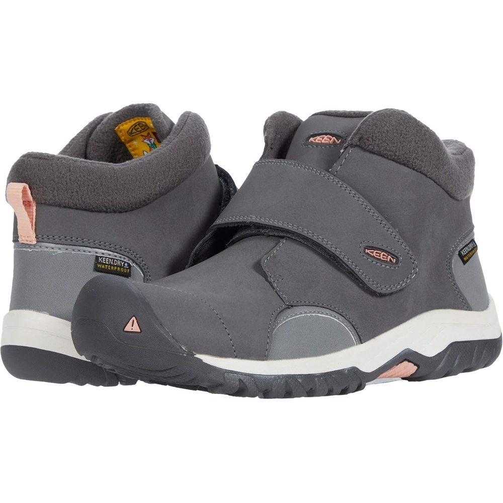 image:imageKEEN Kids Kootenay III Mid WP ToddlerSteel GreyDusty Pink