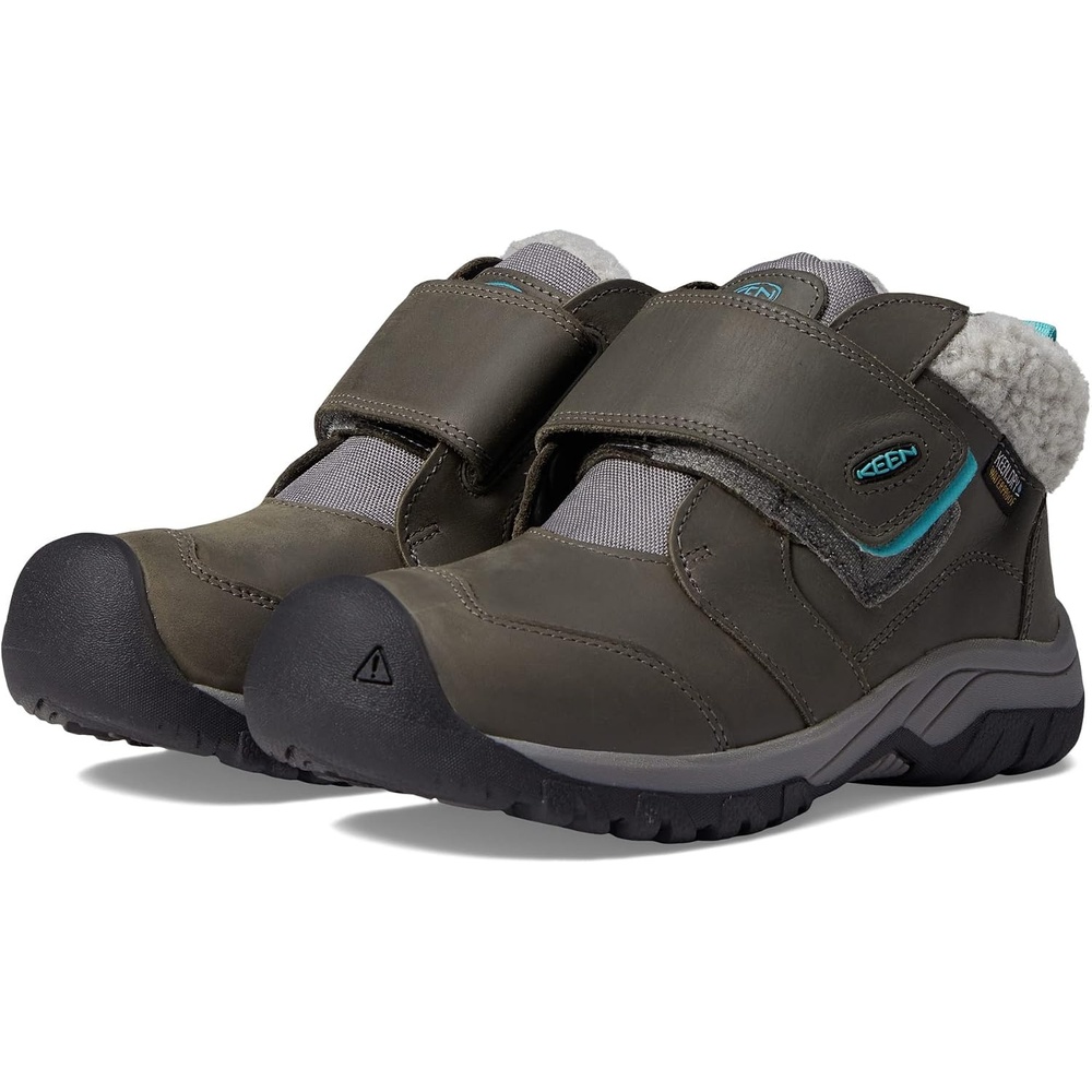 image:imageKEEN Kids Kootenay IV Mid WP ToddlerLittle KidBig KidSteel GreyPorcelain