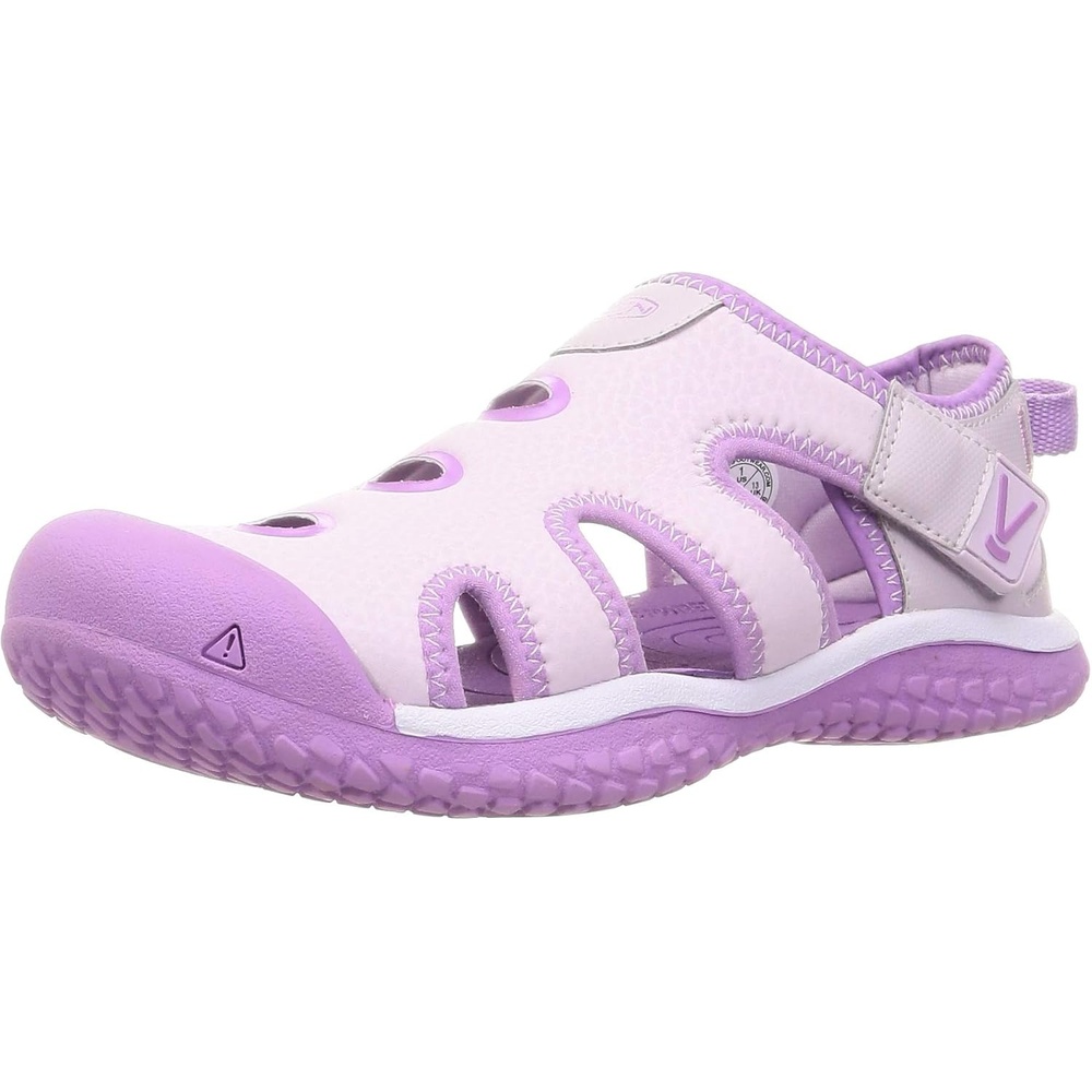 image:imageKEEN Kids Stingray Closed Toe Water SandalsLavender FogAfrican Violet