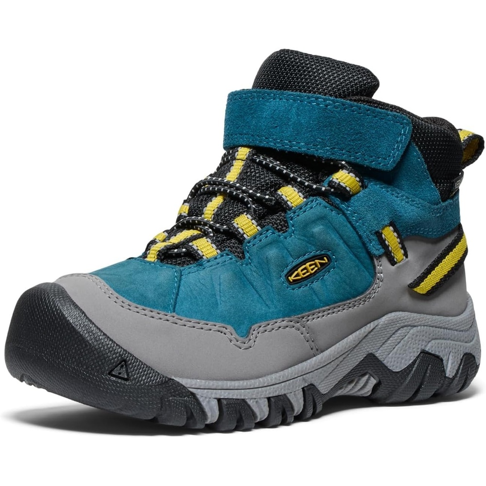 image:imageKEEN Kids Targhee 4 Mid Height Durable Comfortable Waterproof Little KidBig KidLegion BlueAntique Moss
