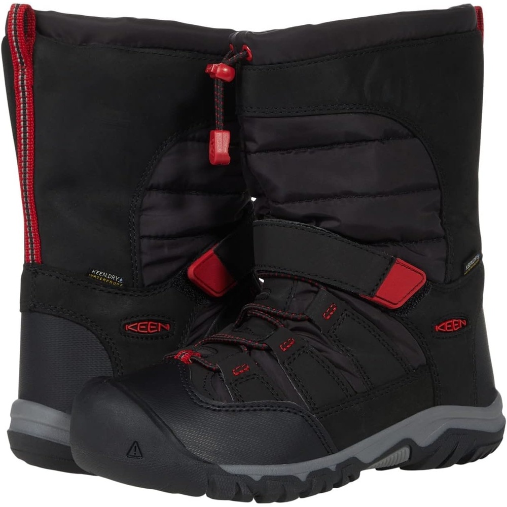 image:imageKEEN Kids Winterport Neo DT WP Little KidBig KidBlackRed Carpet