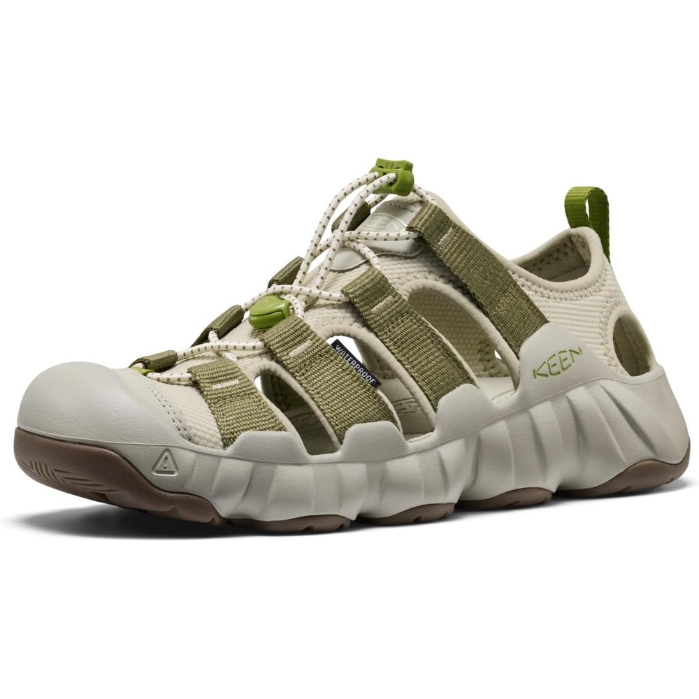 image:imageKEEN Mens Hyperport H2 Closed Toe Breathable Easy On Comfortable Hiking and Water SandalsAbbey StoneGolden Cypress