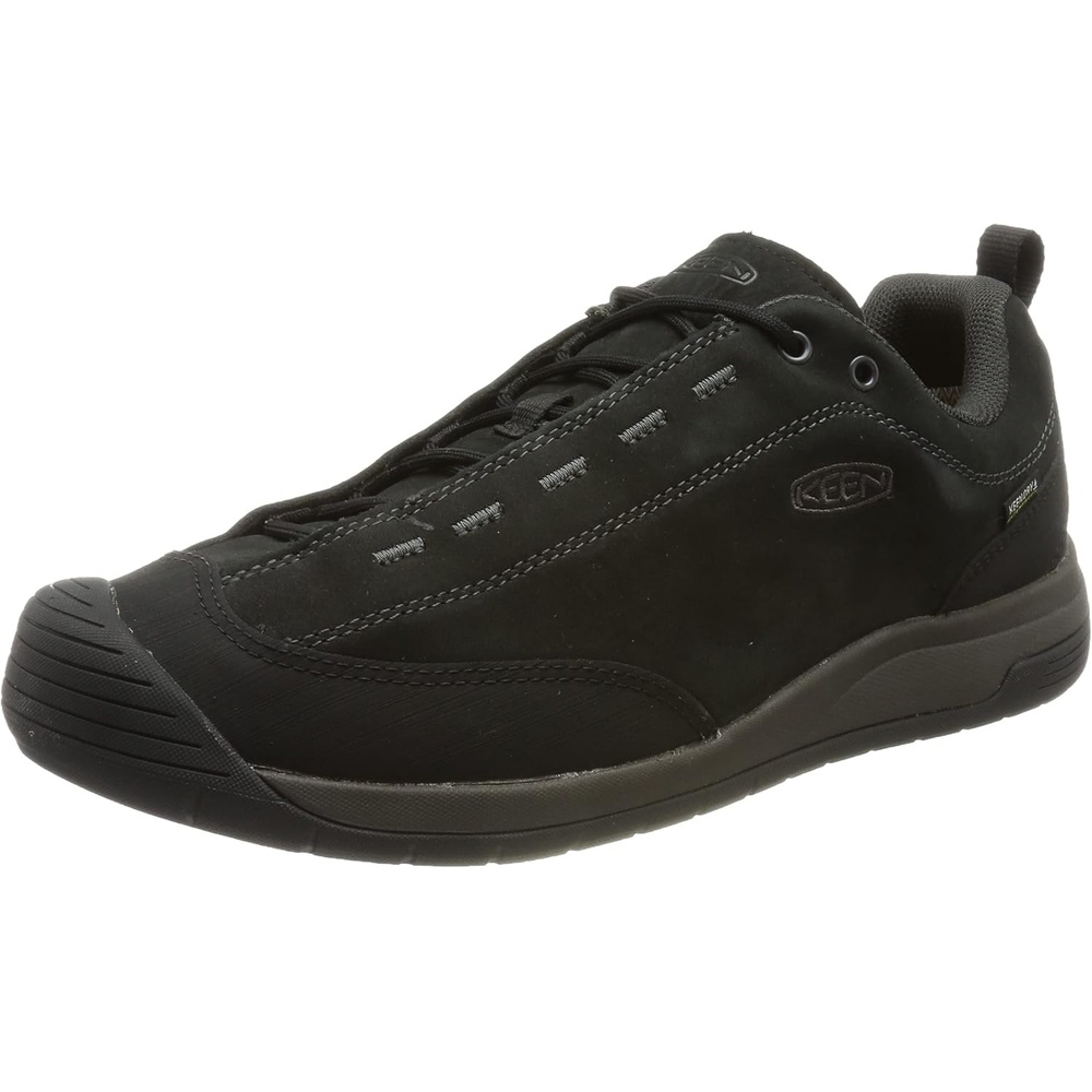 image:imageKEEN Mens Jasper 2 Waterproof Leather Climbing Approach Style SneakersBlack Raven
