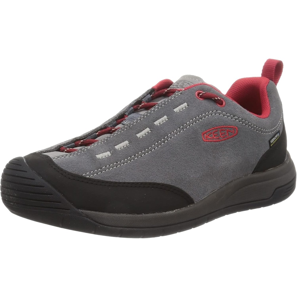 image:imageKEEN Mens Jasper 2 Waterproof Leather Climbing Approach Style SneakersSteel Grey Drizzle