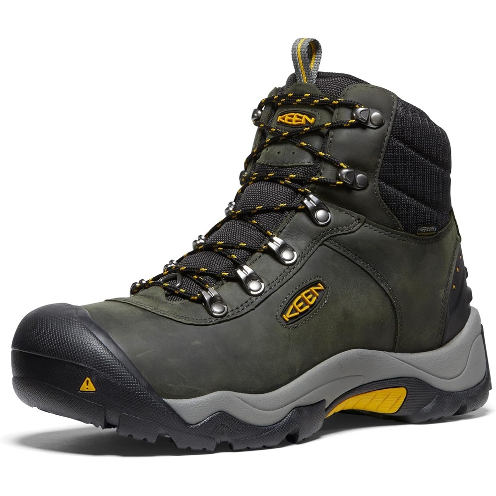 image:imageKEEN Mens Revel III Mid Height Waterproof Insulated Hiking BootMagnetTawny Olive