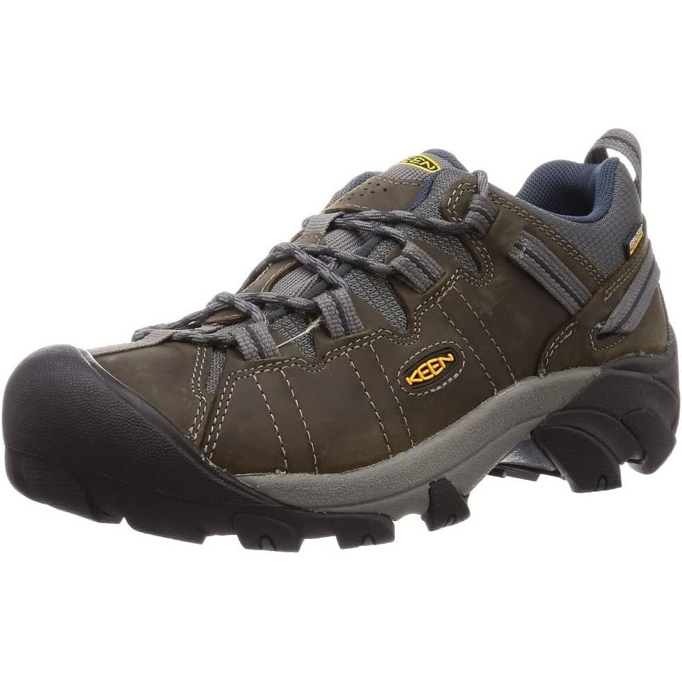 image:imageKEEN Mens Targhee 2 Low Height Waterproof Hiking ShoesGargoyleMidnight Navy