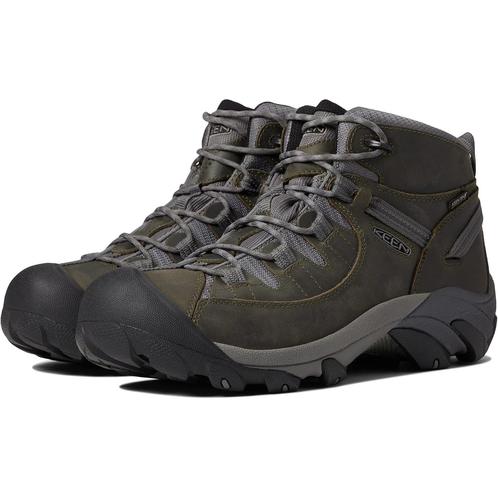 image:imageKEEN Mens Targhee 2 Mid Height Waterproof Hiking BootsSteel GreyMagnet