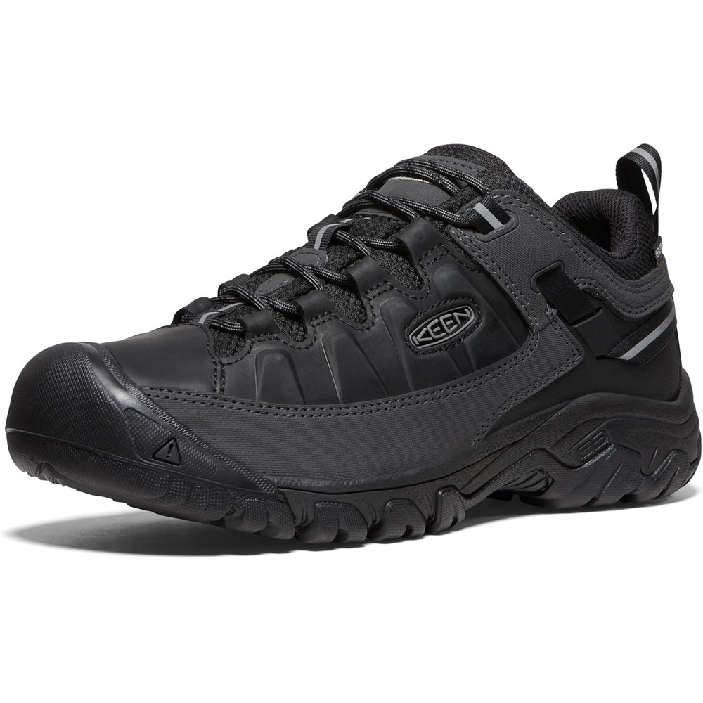 image:imageKEEN Mens Targhee 3 Low Height Waterproof Hiking ShoesBlackBlackBlack