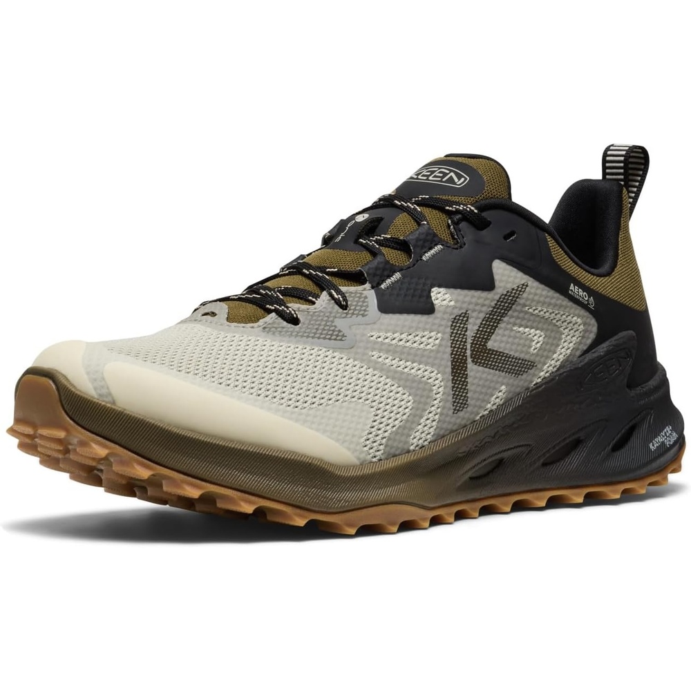 image:imageKEEN Mens Zionic Nxt Waterproof All Terrain ShoesAbbey StoneDark Olive