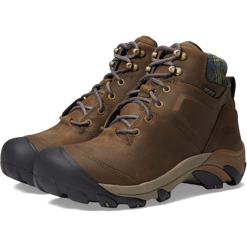 image:imageKEEN Targhee II Winter Boot WaterproofCanteenGreen Plaid