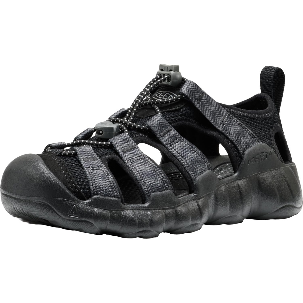 image:imageKEEN UnisexChild Hyperport H2 Breathable Easy On Comfortable Hiking and Water SandalsBlackSteel Grey