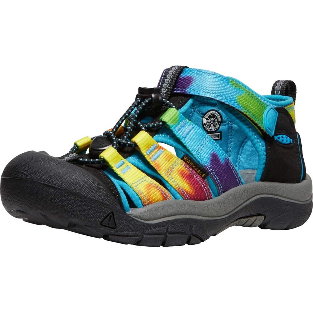 image:imageKEEN UnisexChild Newport H2 Closed Toe Water SandalsRainbow Tie Dye
