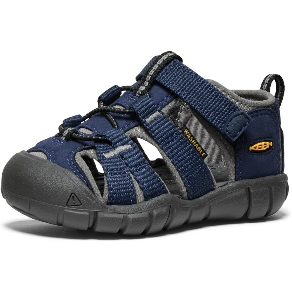 image:imageKEEN UnisexChild Seacamp 2 CNX Closed Toe SandalsNaval AcademyDrizzle