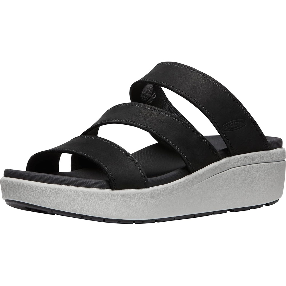 image:imageKEEN Womens Ellecity Slide Open Toe Slip on Comfortable Platform Sandals Toasted CoconutFawn 6 7 8 9 10BlackDrizzle