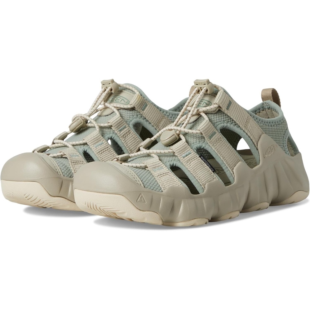image:imageKEEN Womens Hyperport H2 Closed Toe Breathable Easy On Comfortable Hiking and Water SandalsIceberg GreenAbbey Stone