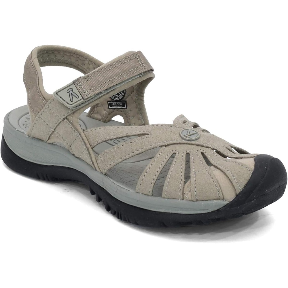 image:imageKEEN Womens Rose Casual Closed Toe SandalsAluminumNeutral Gray