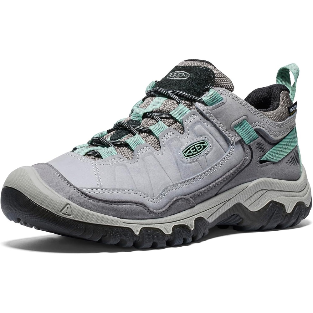 image:imageKEEN Womens Targhee 4 Waterproof Hiking ShoesAlloyGranite Green