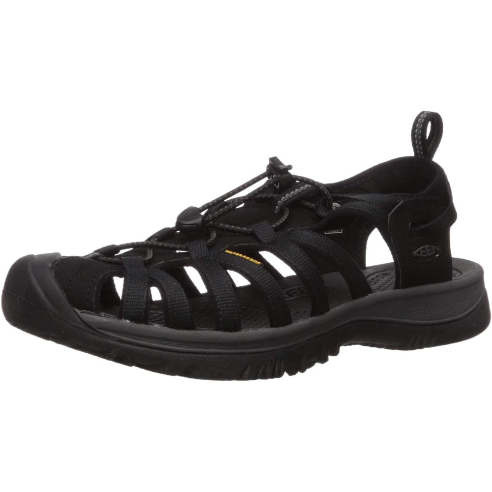 image:imageKEEN Womens Whisper Closed Toe Durable Comfortable Easy On Washable Adventure SandalsBlackMagnet