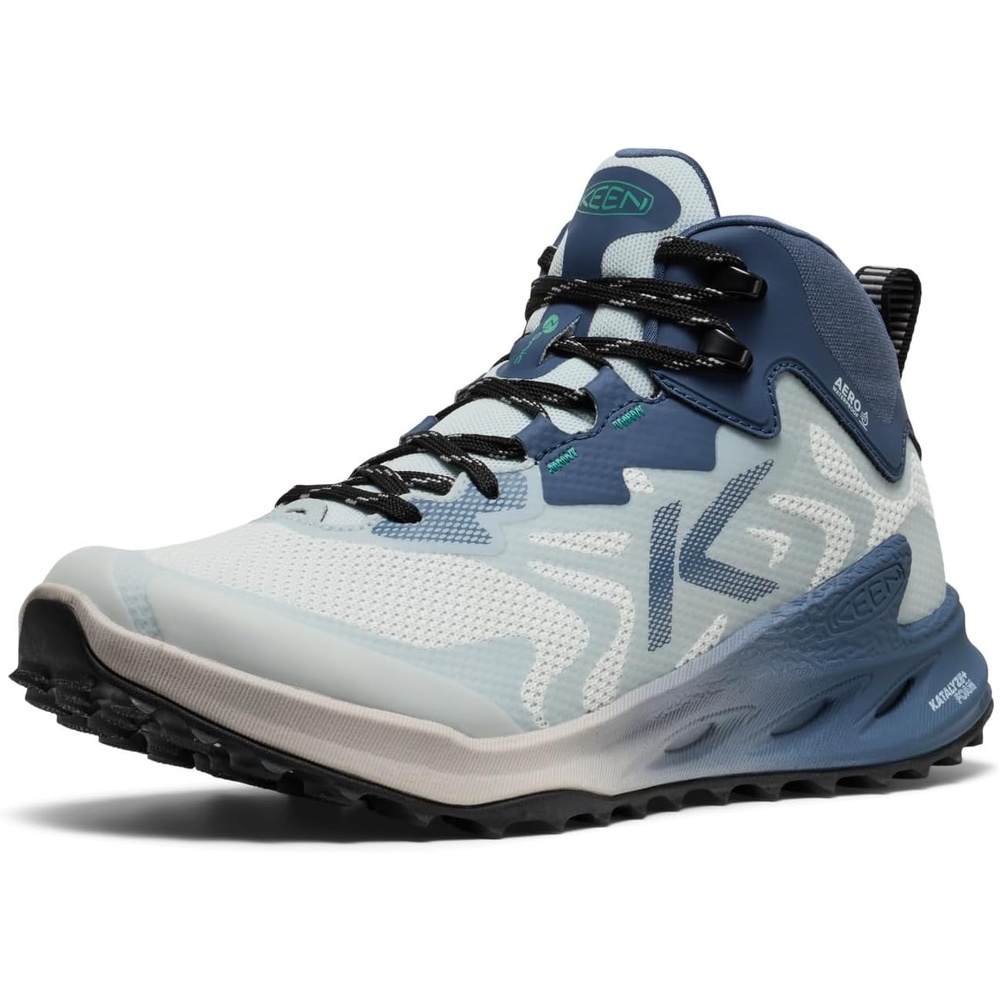 image:imageKEEN Womens Zionic Nxt Mid Height Waterproof All Terrain BootsBallad BlueWinter Green
