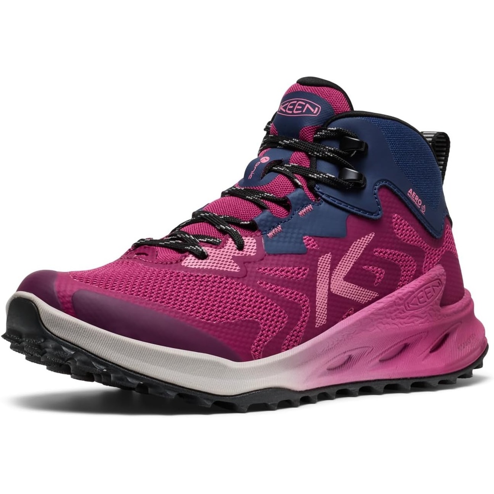 image:imageKEEN Womens Zionic Nxt Mid Height Waterproof All Terrain BootsBeaujolaisPink Lemonade