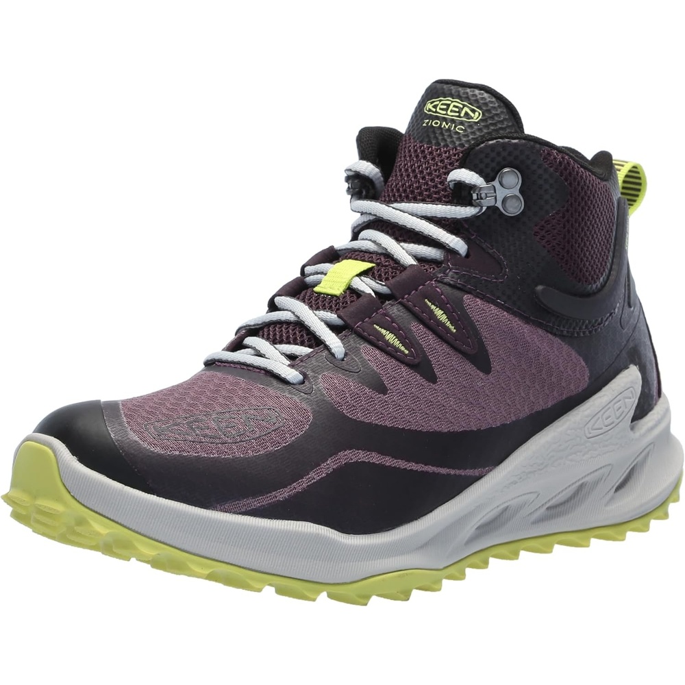 image:imageKEEN Zionic Mid Height Waterproof All TerrainBlack PlumDaiquiri Green