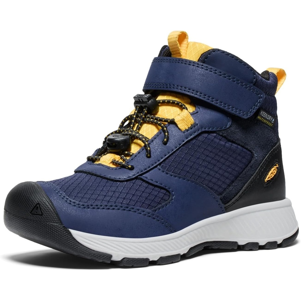 image:imageKEEN unisexchild Skua Durable Easy on Comfortable Waterproof ToddlerLittle KidNaval AcademyYolk Yellow
