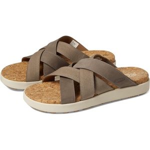 KEEN Elle Mixed Slide(Brindle/Birch)
