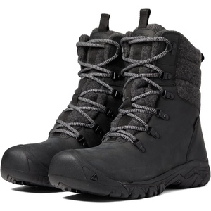 KEEN Greta Waterproof Boot(Black/Black Wool)