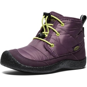 KEEN Kids Howser 2 Quilted Mid Height Waterproof Comfy Durable (Little Kid/Big Kid)(Plum Perfect/Daiquiri Green)