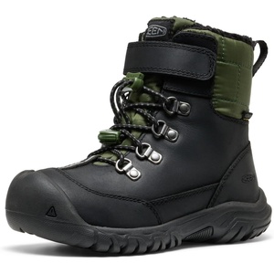 KEEN Kids Kanibou Waterproof (Little Kid/Big Kid)(Black/Bronze Green)