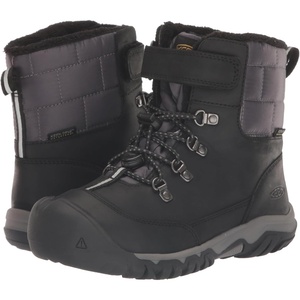 KEEN Kids Kanibou Waterproof (Little Kid/Big Kid)(Black/Magnet)