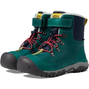 KEEN Kids Kanibou Waterproof (Little Kid/Big Kid)(Deep Lagoon/Jazzy)