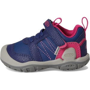 KEEN Kids’ Knotch Peak Sneakers(Blue Depths/Pink Peacock)
