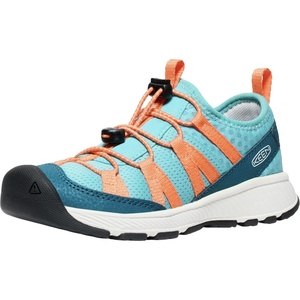 KEEN Kids Motozoa Sneaker (Toddler/Little Kid)(Legion Blue/Tangerine)