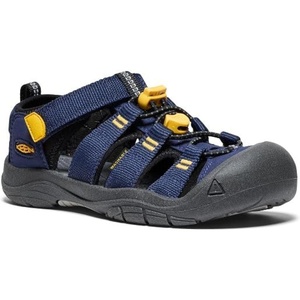 KEEN Kids Newport H2 II Durable Quick Dry Closed Toe Water (Little Kid)(Naval Academy/Keen Yellow)