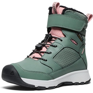 KEEN Kids Skua Winter Comfortable Insulated Waterproof (Toddler/Little Kid/Big Kid)(Dark Forest/Rose Elegance)