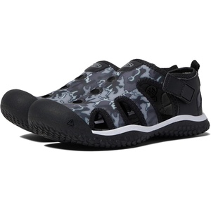 KEEN Kids’ Stingray Closed Toe Water Sandals(Black/Camo)