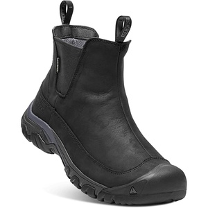 KEEN Men’s Anchorage 3 Waterproof Pull On Insulated Snow Boots(Black/Raven)