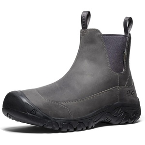 KEEN Men’s Anchorage 3 Waterproof Pull On Insulated Snow Boots(Steel Grey/Magnet)