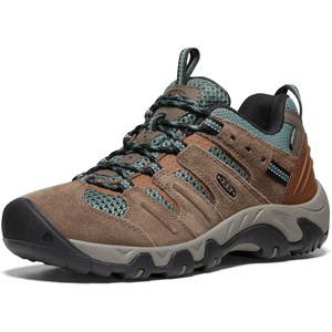KEEN Men’s Headout Low Height Waterproof All Terrain Hiking Shoe(Shitake/Dark Forest)