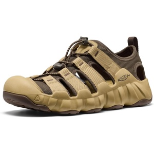 KEEN Men’s Hyperport H2 Closed Toe Breathable Easy On Comfortable Hiking and Water Sandals(Canteen/Khaki)