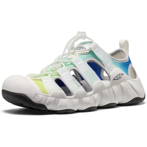 KEEN Men’s Hyperport H2 Closed Toe Breathable Easy On Comfortable Hiking and Water Sandals(Evening Primrose/Precious Blue)